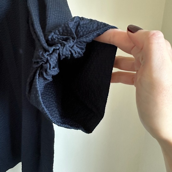 COS Seersucker Button-Up Shirt - Picture 4 of 7